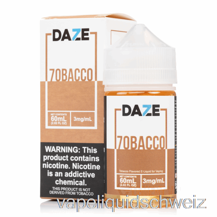 7obacco – 7 Daze E-Liquid – 60 Ml, 3 Mg Vape Ohne Nikotin